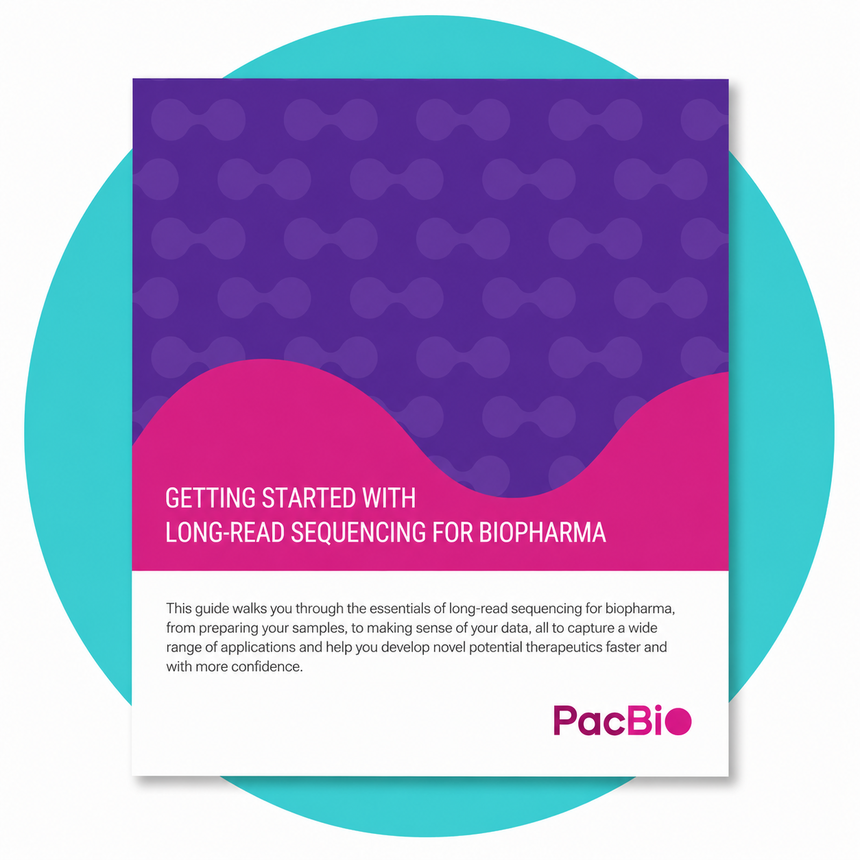 Getting started with long-read sequencing for biopharma - guide cover