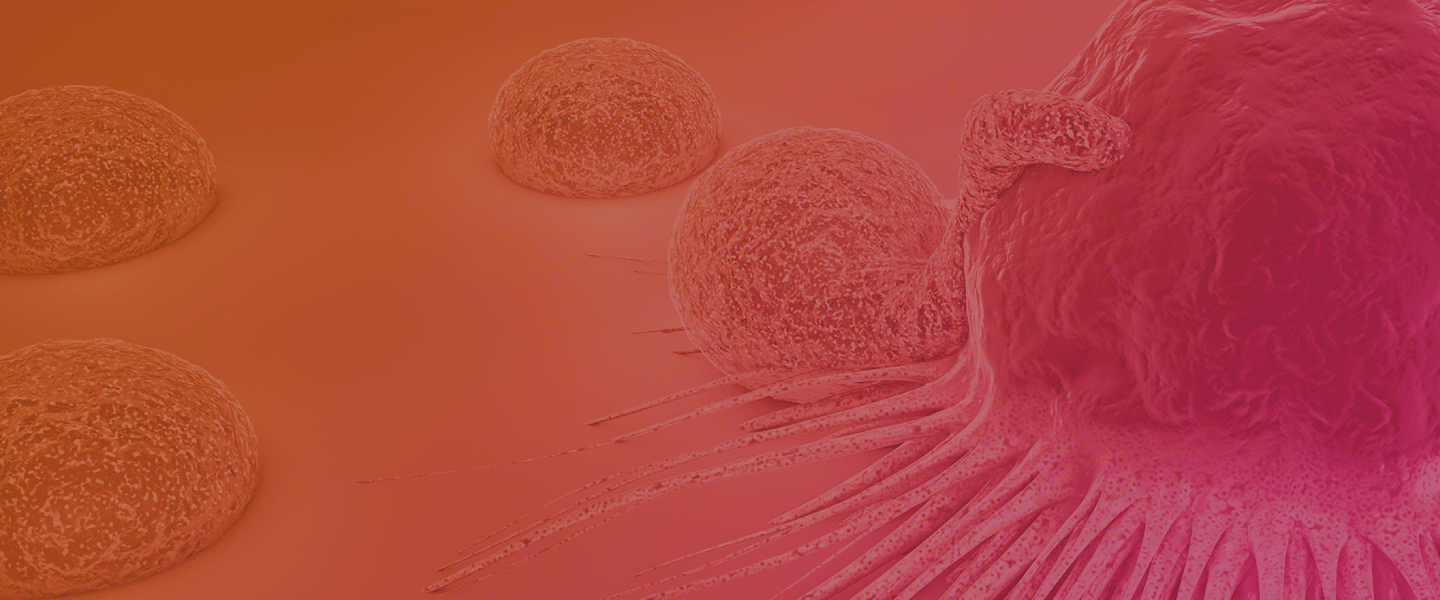 Image background of cancer cells for home page slider