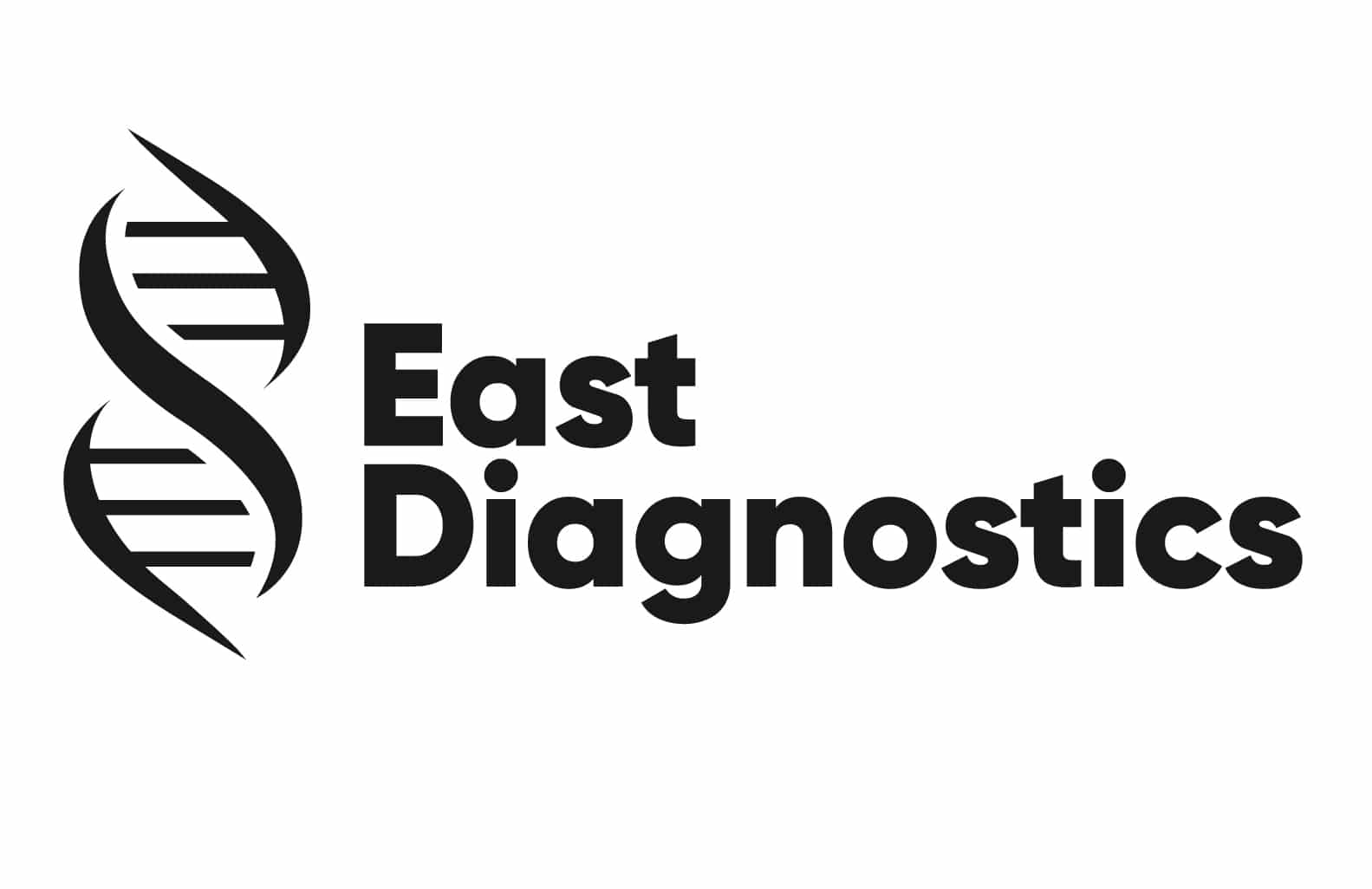 East Diagnostics logo -all black