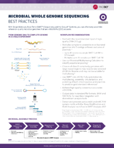 Microbial whole genome sequencing - Best Practices