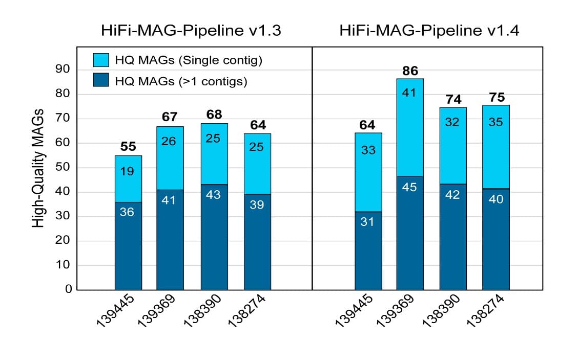 HiFi MAG pipeline graph image - PacBio