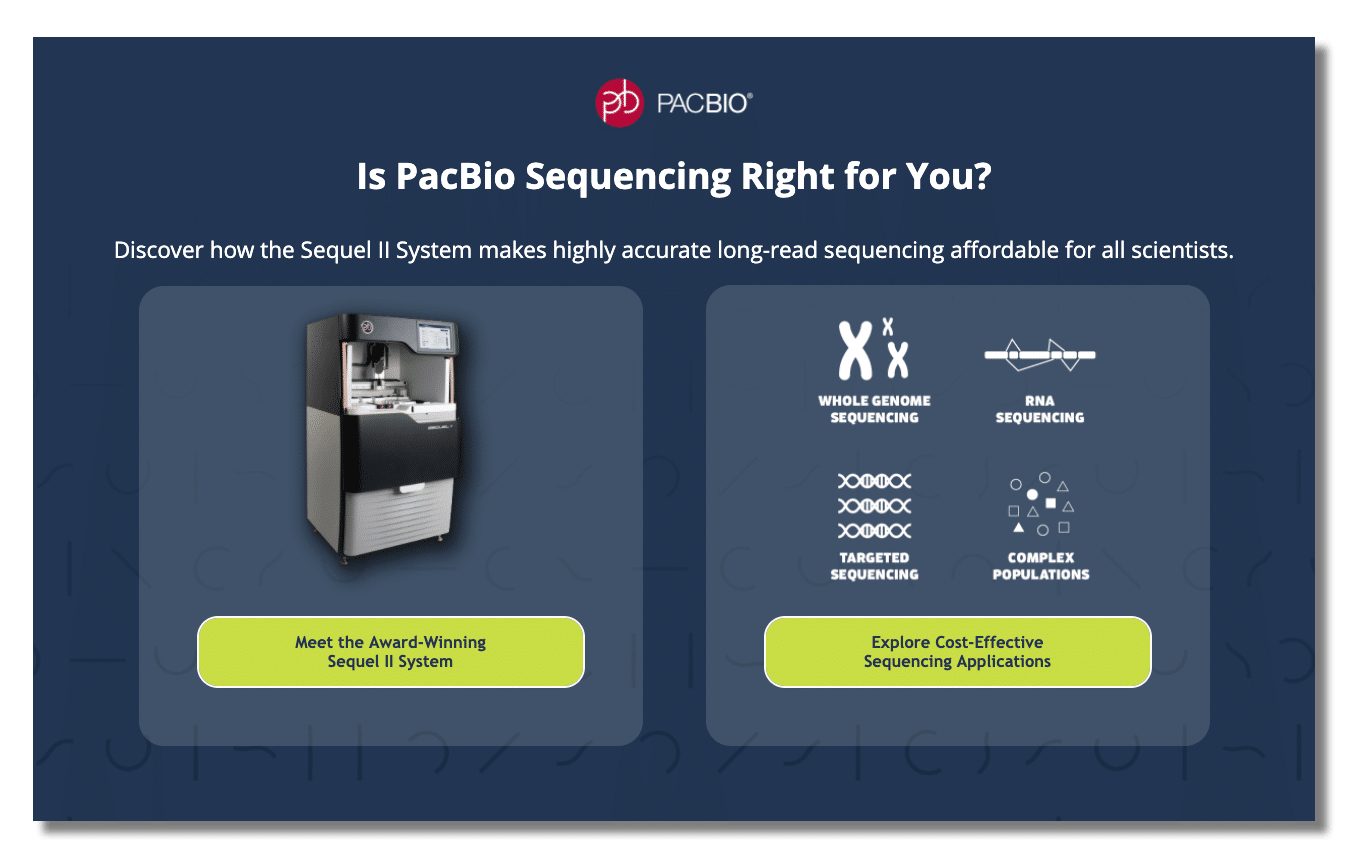 Award-Winning Sequel II System Sets a New Standard for Long-Read ...