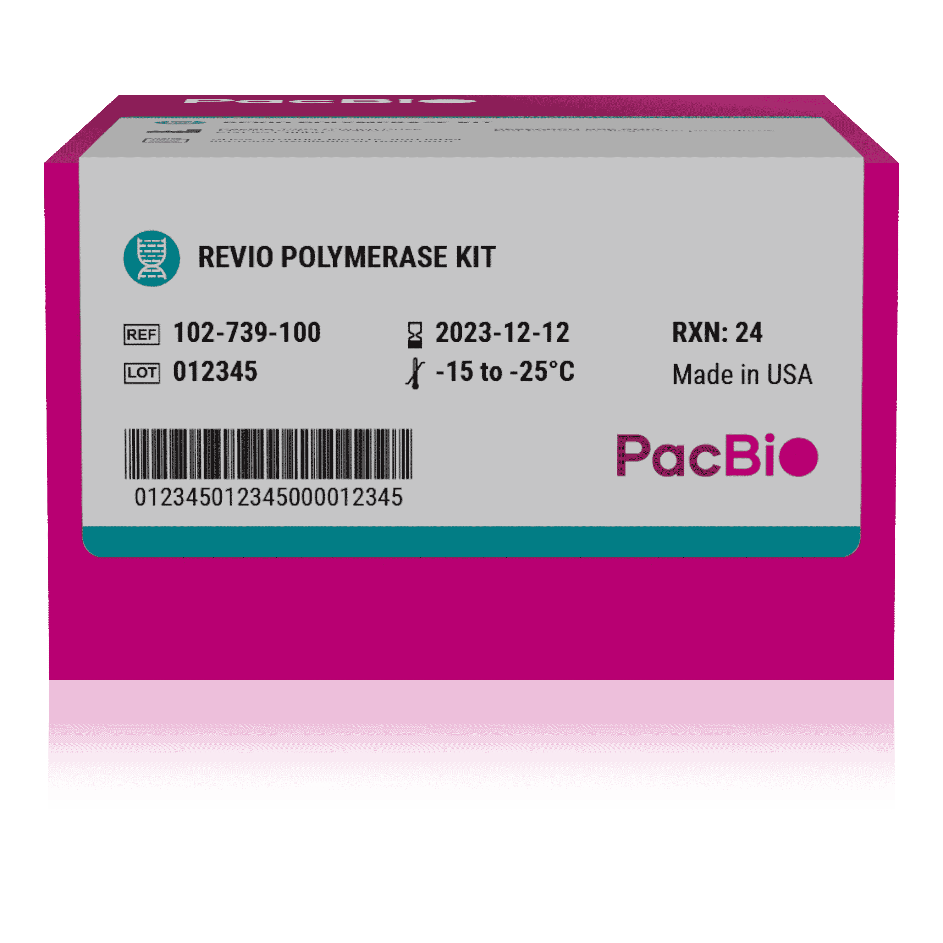 Image of Revio system polymerase consumable kit box - PacBio