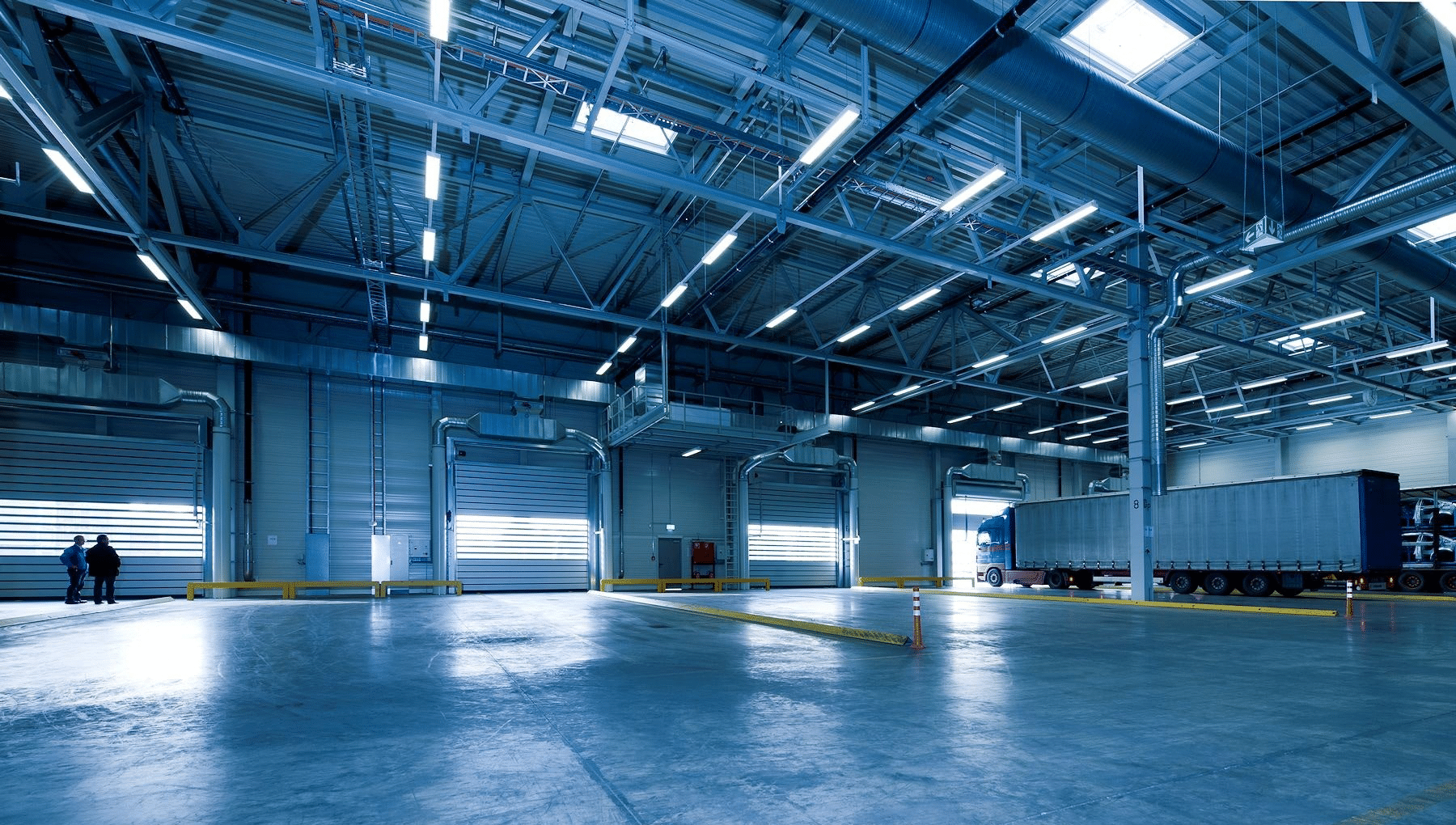 stock image of an empty warehouse for Distributors - photo of empty warehouse