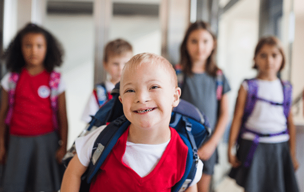 Stock Image of schoolchildren for Human whole genome sequencing