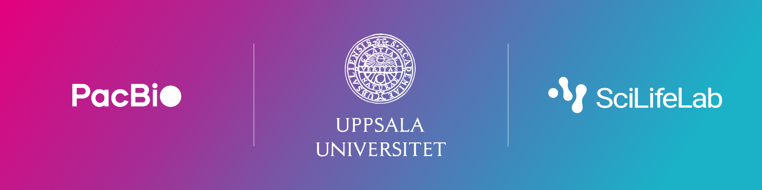 PacBio | Uppsala | SciLife Lab partner logos