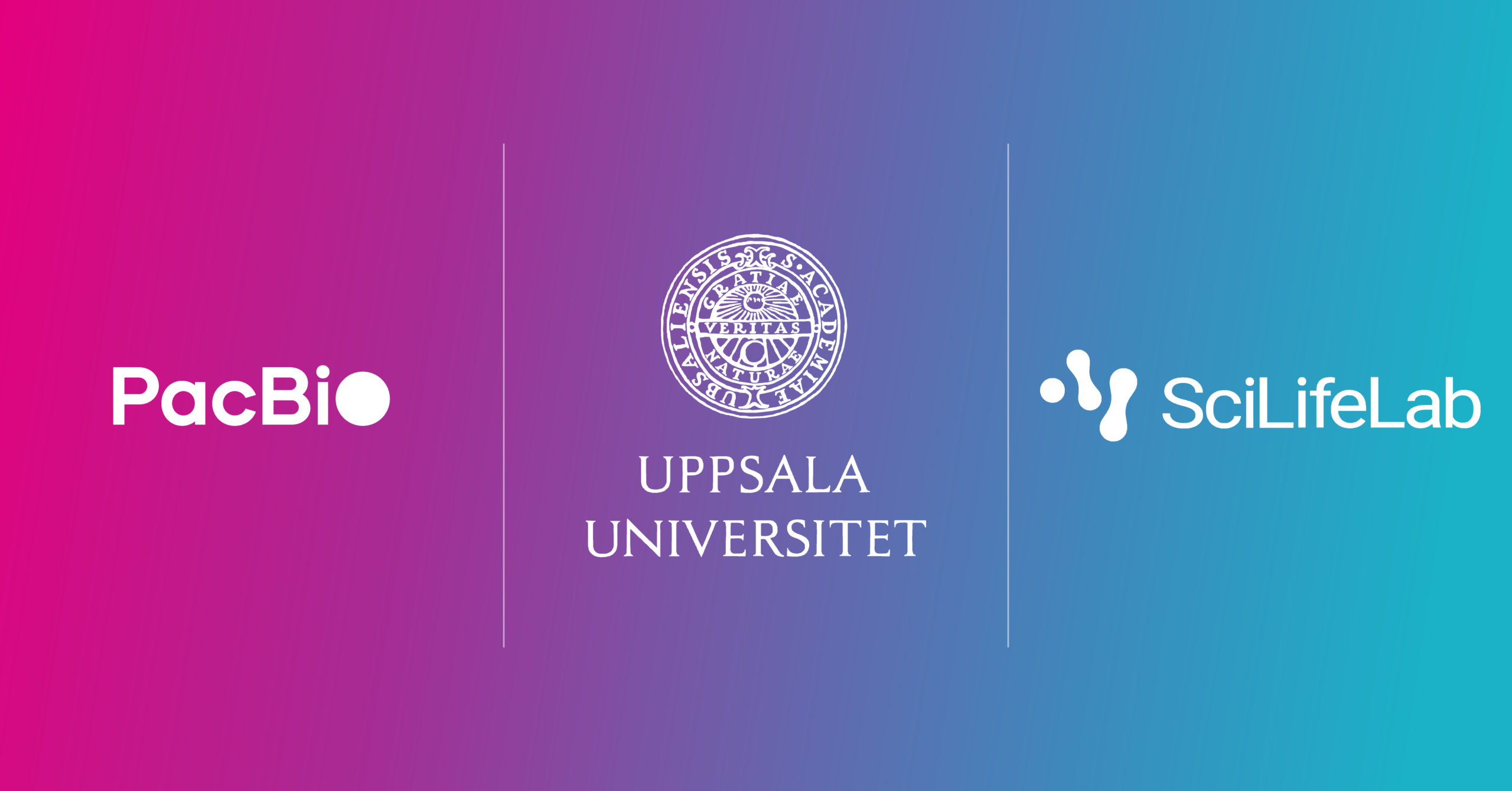 PacBio | Uppsala | SciLife Lab partner logos